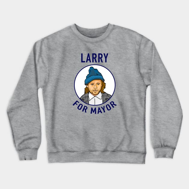 Larry For Mayor Crewneck Sweatshirt by Vandalay Industries